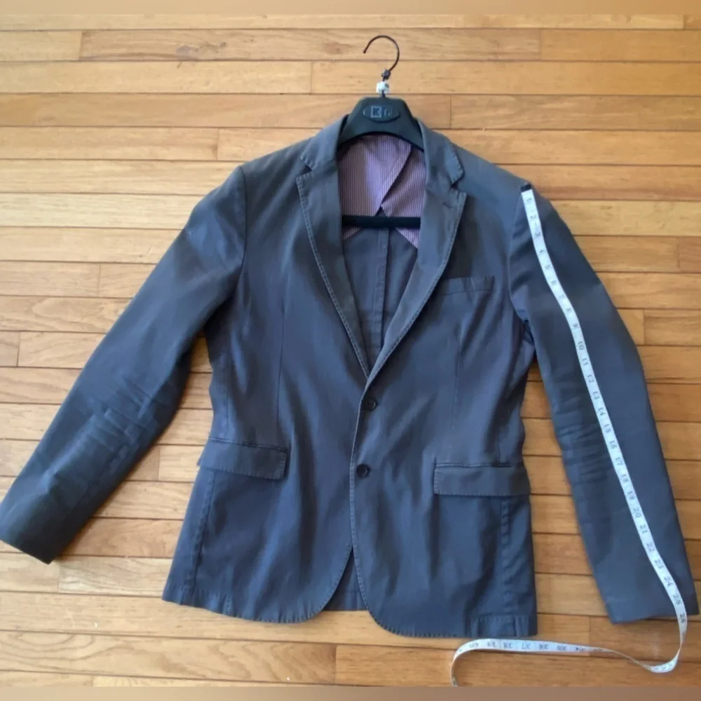 Brooks Brothers Red Fleece Gray Cotton Jacket 42L
